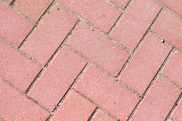 Red street brick pattern background