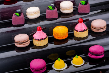 Mini desserts for outdoor catering, for holidays and ceremonies, for restaurant, menu
