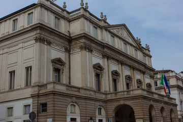 Fototapeta na wymiar Italy, Milan, 13 February 2020, view of the Scala theater