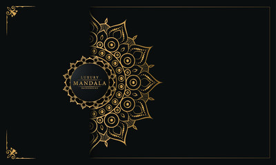 Modern luxury ornamental mandala background with arabesque pattern arabic
 islamic east style.decorative mandala for print, poster,
 cover, brochure, flyer, banner