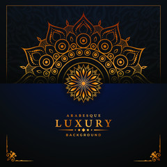Modern luxury ornamental mandala background with arabesque pattern arabic
 islamic east style.decorative mandala for print, poster,
 cover, brochure, flyer, banner