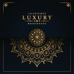 Modern luxury ornamental mandala background with arabesque pattern arabic
 islamic east style.decorative mandala for print, poster,
 cover, brochure, flyer, banner