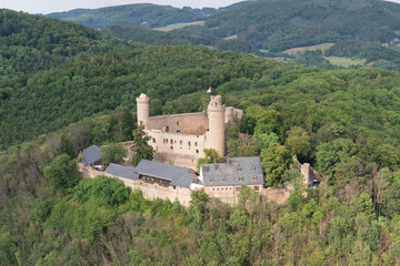 Fototapeta na wymiar Auerbacher Schloss - Schlossruine an der hessischen Bergstrasse