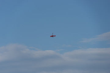 Fototapeta na wymiar Gyrocopter (Tragschrauber)