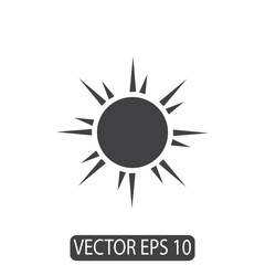 Sun Line Icon Design Vector, Template