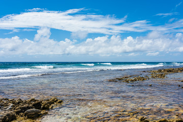 View of the barrier reef  in 