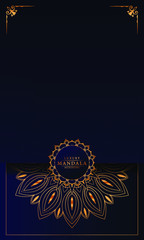 Luxury mandala background with golden arabesque pattern arabic islamic east style.decorative mandala for print, poster, cover, brochure, flyer, banner