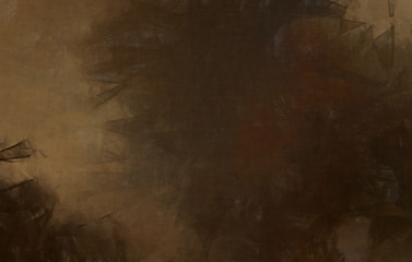 Modern art. Colorful contemporary artwork. Color strokes of paint. Brushstrokes on abstract background. Brush painting.