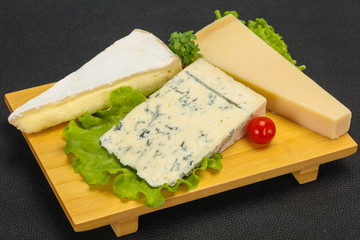 Cheese triangle mix - gorgonzola, brie, parmesan