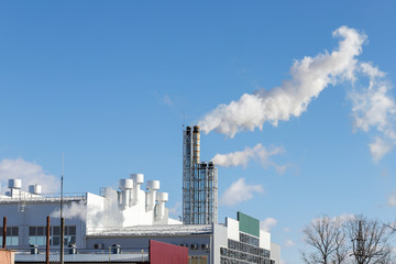 power plant in the city