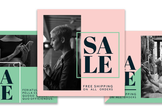 Sale Social Media Post Layouts