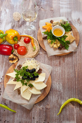  cheese and herbs