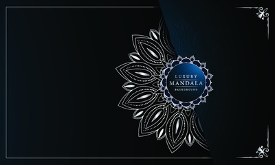 Luxury mandala background with golden arabesque pattern arabic islamic east style.decorative mandala for print, poster, cover, brochure, flyer, banner