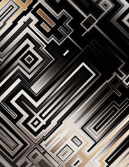 Fototapeta premium Abstract Background. Triangle 3d illustration polygonal art pattern style. Future graphic geometric design. Geometry texture futuristic decoration. Trendy and vibrant modern style template..
