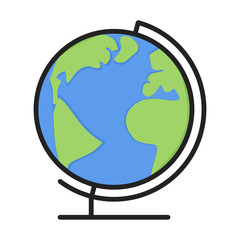 earth globe icon