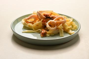 pasta with shrimps
