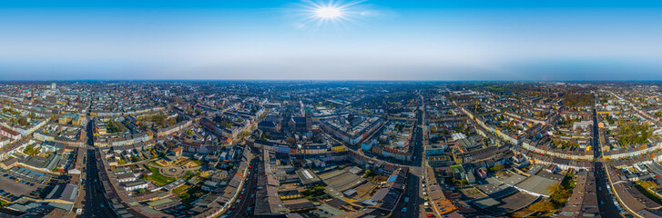 Fototapeta premium Skypano Krefeld Marktstraße Deutschland