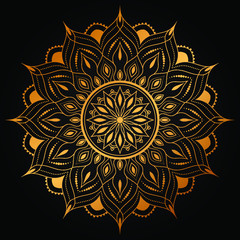 Modern luxury ornamental mandala background with arabesque pattern arabic
 islamic east style.decorative mandala for print, poster,
 cover, brochure, flyer, banner