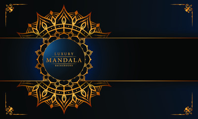 Modern luxury ornamental mandala background with arabesque pattern arabic
 islamic east style.decorative mandala for print, poster,
 cover, brochure, flyer, banner