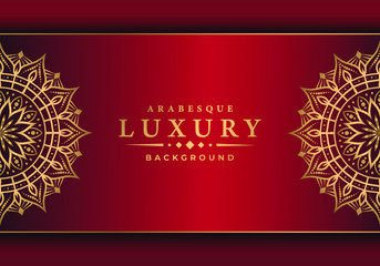 Modern luxury ornamental mandala background with arabesque pattern arabic
 islamic east style.decorative mandala for print, poster,
 cover, brochure, flyer, banner