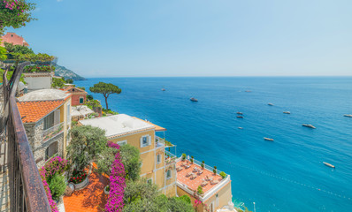 Naklejka premium Beautiful seascape in world famous Positano