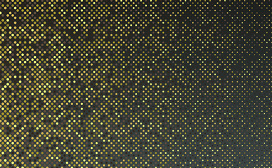 Gold glitter texture on a black background. Golden explosion of confetti. Design element. Vector illustration,eps 10.