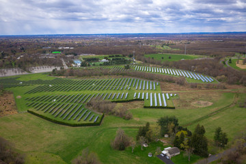 Aerial of Mercer County Park NJ