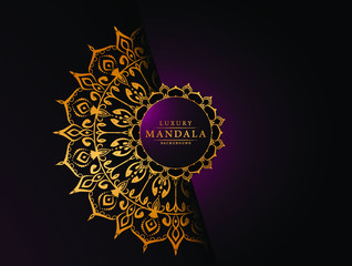 Modern luxury ornamental mandala background with arabesque pattern arabic
 islamic east style.decorative mandala for print, poster,
 cover, brochure, flyer, banner