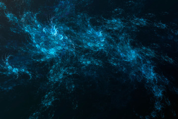 Abstract fractal pattern galaxy, smoke on a dark background and is suitable for use in projects of imagination, creativity and design. Wallpapers and postcards