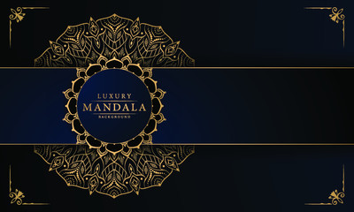 Modern luxury ornamental mandala background with arabesque pattern arabic
 islamic east style.decorative mandala for print, poster,
 cover, brochure, flyer, banner


