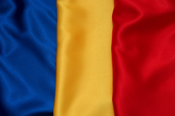 National flag of Romania background
