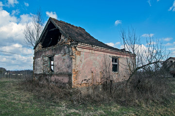 Ruin of the old country house