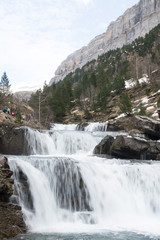 Gradas de Soaso, a group of waterfalls in Ordesa, a National Park and part of the Unesco World Heritage.