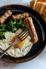 Sunny Side Up Eggs Sausage