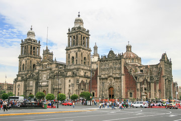 Fototapeta na wymiar Mexico City Metropolitan Katedral in Mexico City