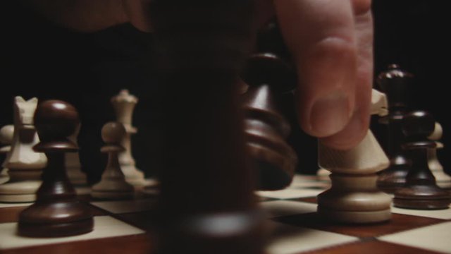  chess board and pieces close up chess world