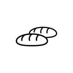 Bread icon template