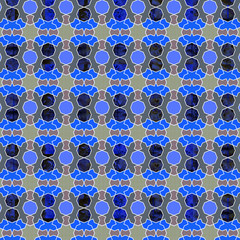 Gorgeous ornamental pattern with colorful background