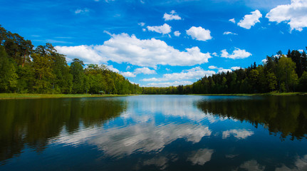 View of the river from the mountain