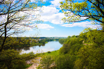 View of the river from the mountain