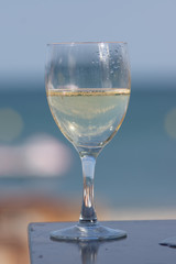 glass of white wine