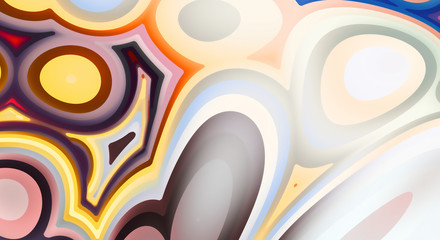 Abstract background with fluid colorful gradient. 2D illustration of modern urban graphic. Graffiti design inspired wallpaper.