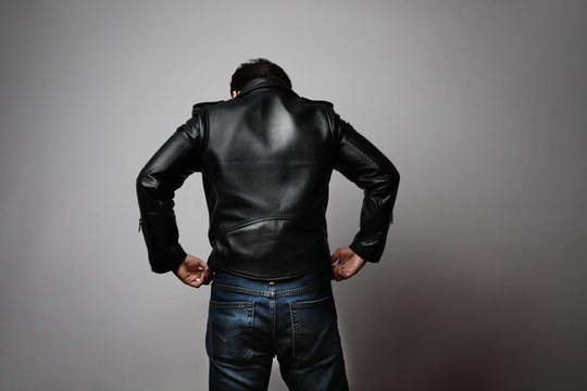 Leather Jacket Back Images – Browse 8,746 Stock Photos, Vectors, and Video  | Adobe Stock