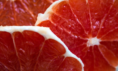 Dessert concept with grapefruit and mint