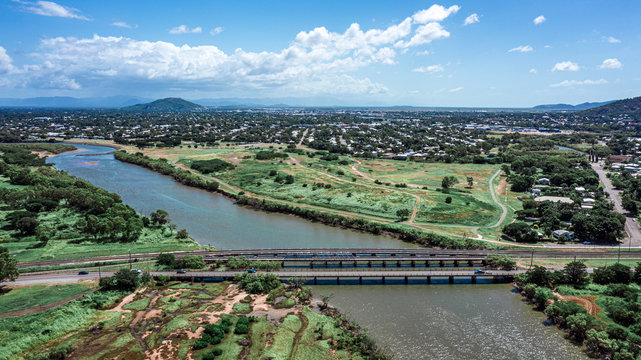 Townsville North Queensland Aerial Landscape & CBD