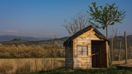 A Little house in the mountains
