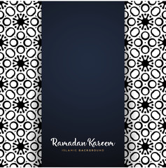 ramadan kareem greeting card design with mandala