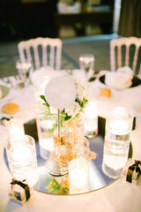 Wedding dining table. Rustic wedding. 