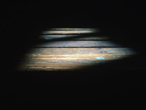 Close-up Of Wood In Darkroom