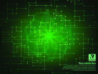 Abstract Technological Background - vector format